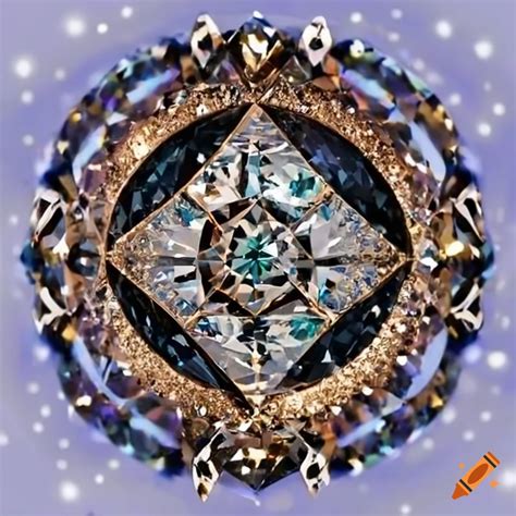 Sparkling diamond talisman